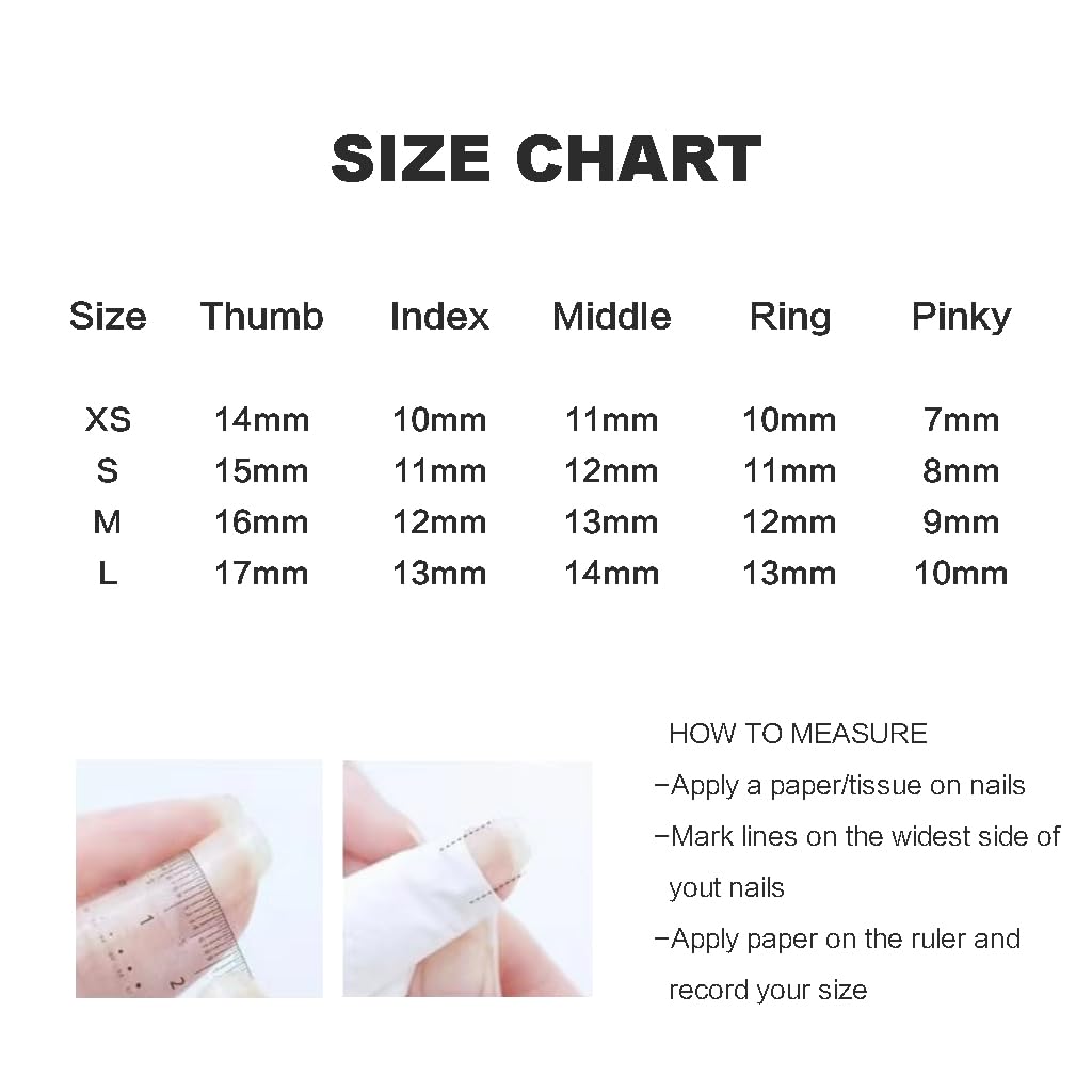 GLORS Press-on Nails, Long Ballerina Style, Pink with 3D Silver Butterfly and Bow Design, Handmade False Nail 10 Pieces (Small, LB)