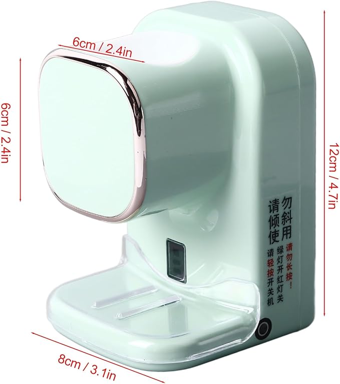 Automatic Toothpaste Dispenser with Responsive Sensor,Tooth Pastetooth Paste Dispenser Automatic Dispensing,Toothbrush Holder Wall Mounted Space Saving for Adults Family (Green)