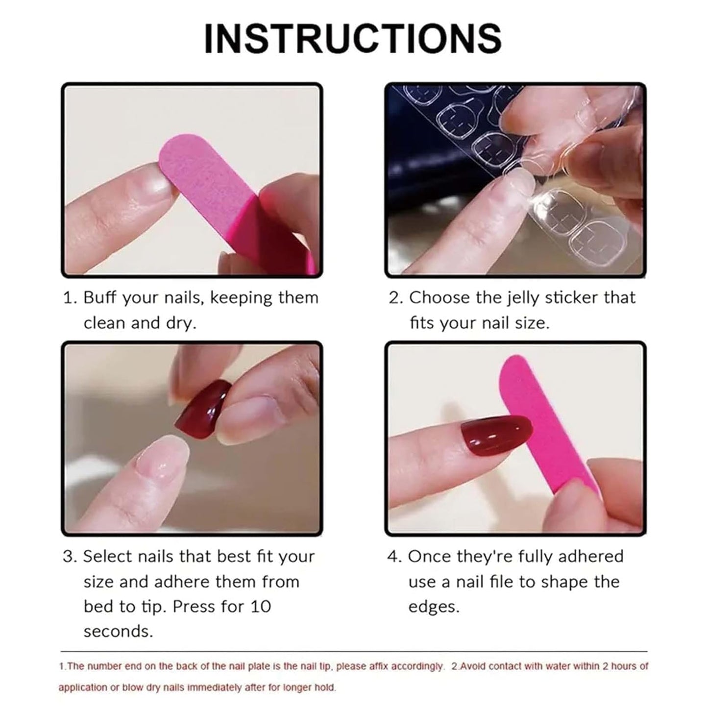 24Pcs Bow Press on Nails White French Tip Fake Nails Short Nail Press ons with Rhinestone Flower Design Square Stick on Nail for Women Manicure 24Pcs