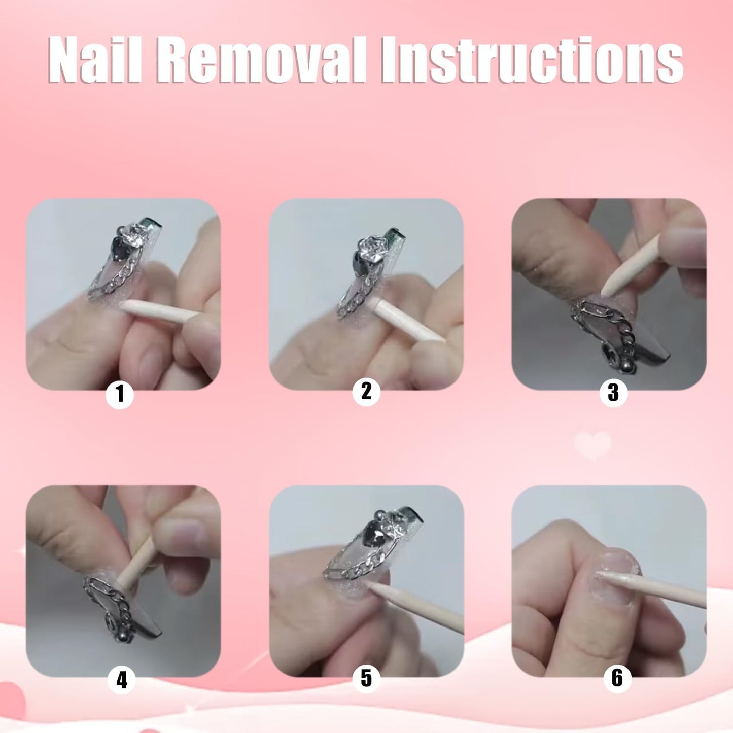 Luxury Press on Nails Medium Almond Handmade 3D Unique Reusable Gradient Flowers Fake Nails French Tip False Nails with Designs Butterfly Glossy Glue on Nail Thick Acrylic Nail for Women10Pcs(S)