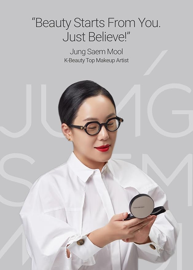 JUNGSAEMMOOL Artist Cushion Blush (Rare Rose) | Easy to Blend, Lightweight, Hydrating Korean Makeup Cushion Blush for Dewy & Glowing Cheeks