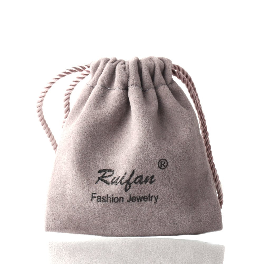 Ruifan 20G Stainless Steel Ball Stud Earrings for Men Women Round 3-8mm 6Pairs - Silver