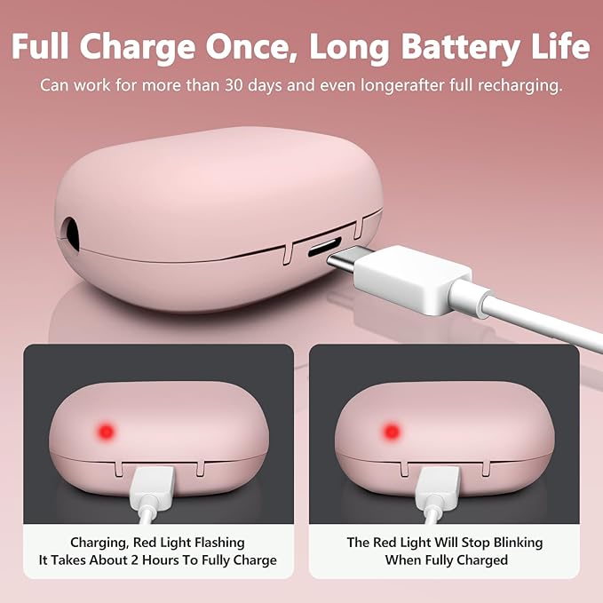 Toothbrush Covers Case San itizer and Holder with Light,Toothbrush Covers with Holder, Rechargeable Portable Toothbrush Cleaner Case(Pink)