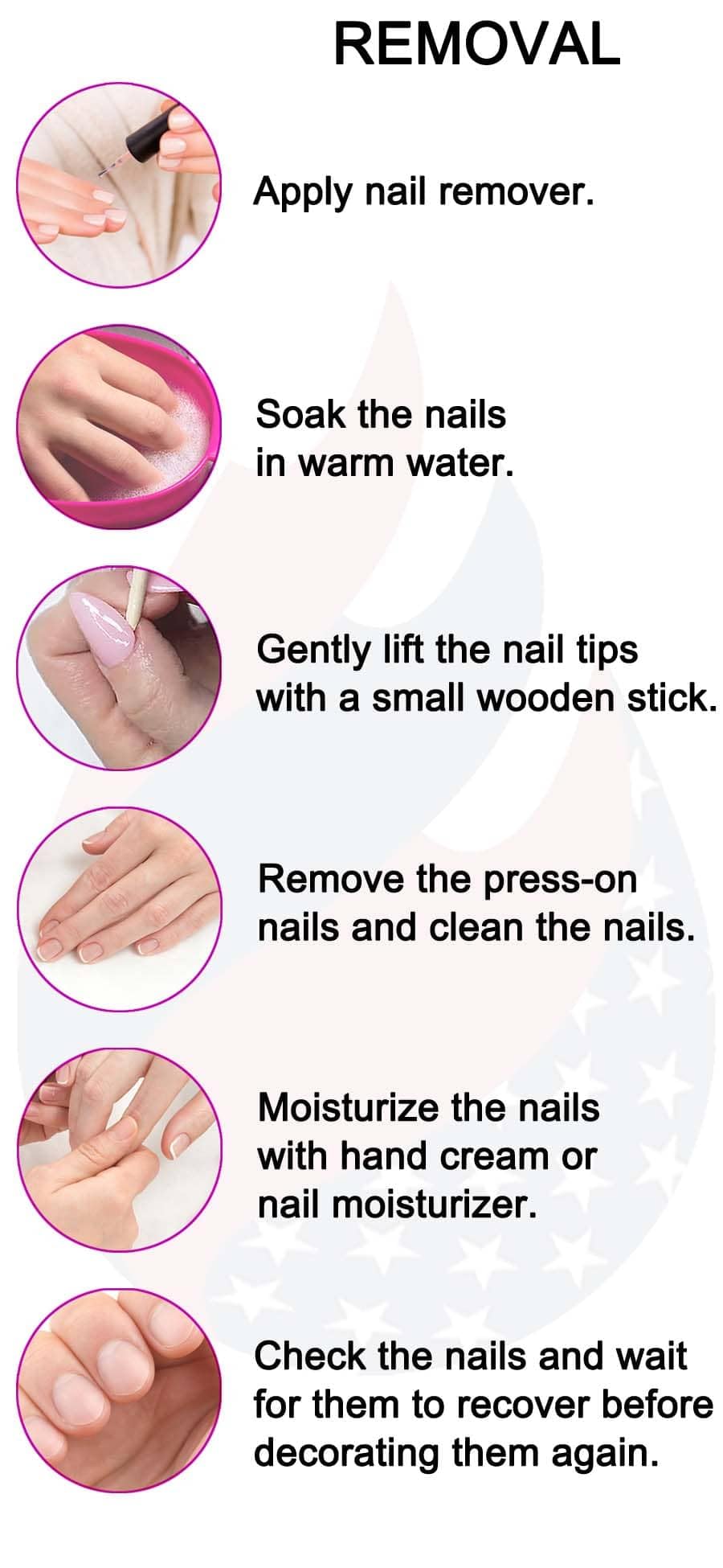 Gleamrain Long Almond Press on Nials Handmade Press on False Nails M Size - 10Pcs - Gleamrain Design 803