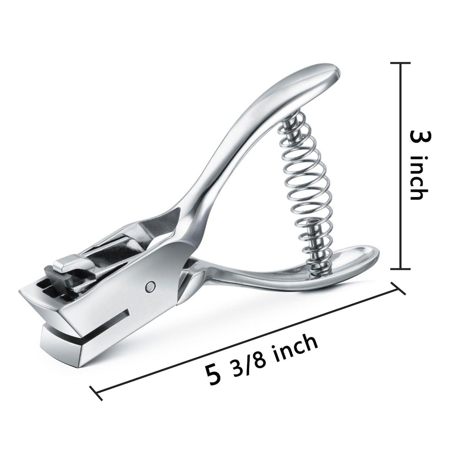 IMLIKE Badge Hole Punch for ID Cards:All Metal Handheld Slot Hole Punch,No Burrs,One Slot Badge Hole Puncher for ID Card,Badge PVC and Blinds Hole, 15mm x 3mm Hole