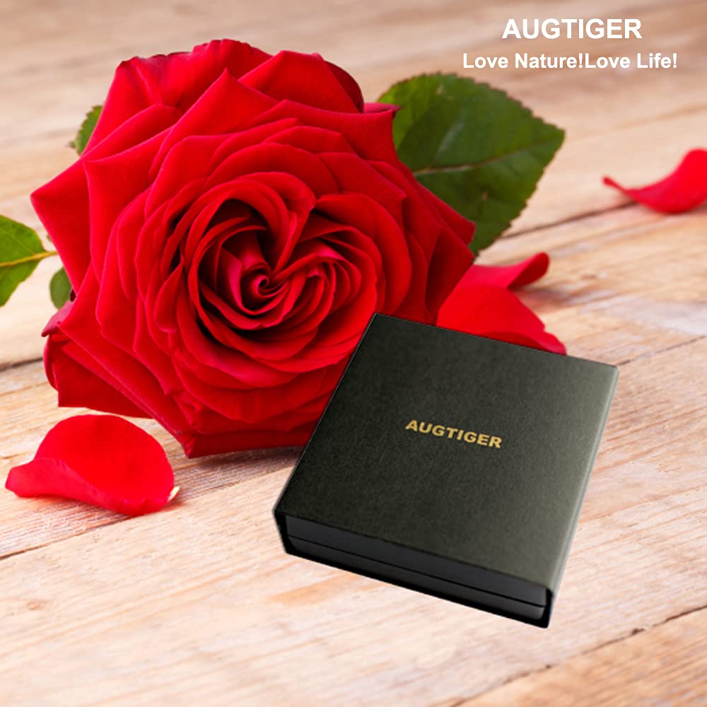 AUGTIGER Dark Purple Brooch Pins for Women Fashion Flower Statement Jewelry