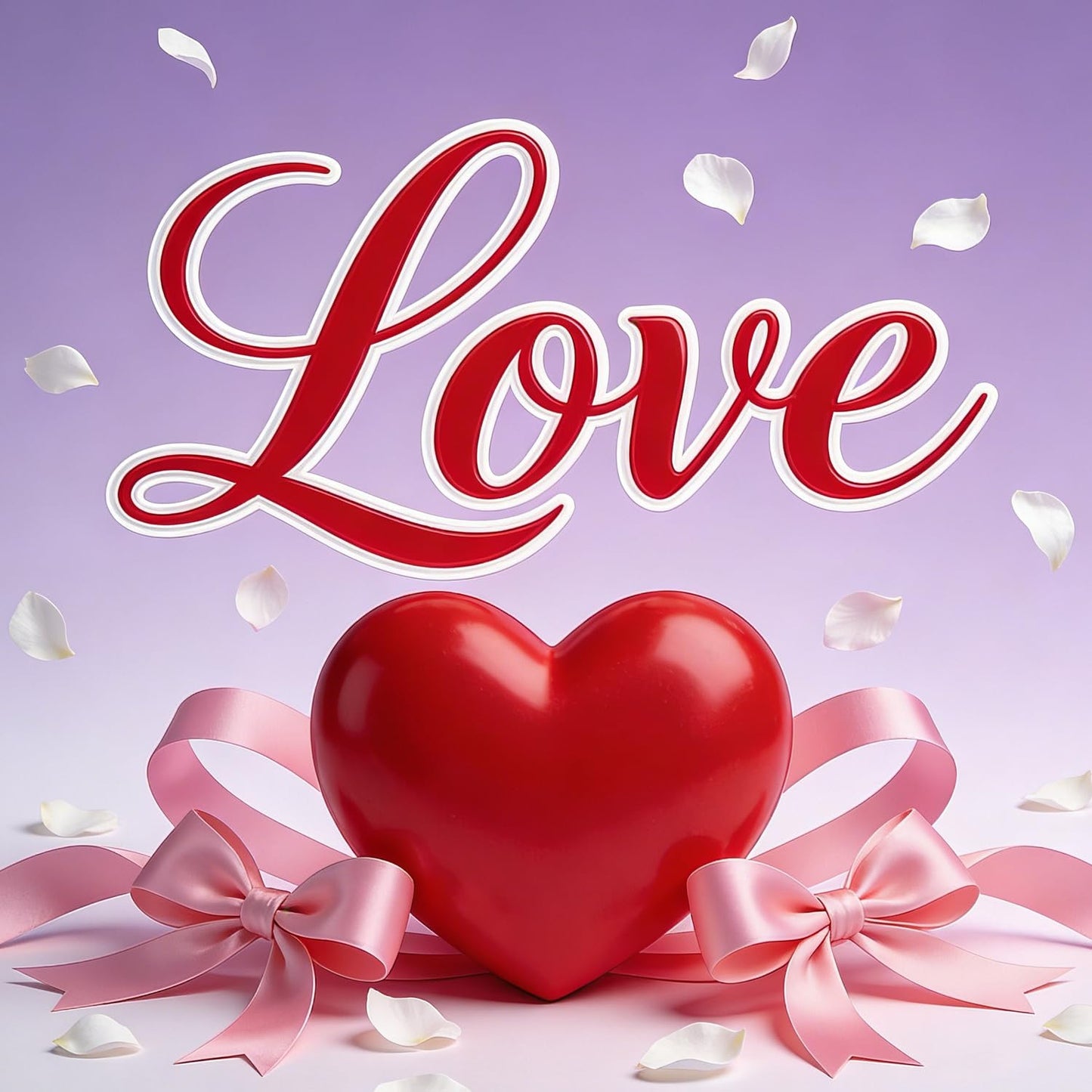 Valentines Press on Nails Medium Length Artificial Acrylic Almond Red Love False Nails Cherry with Poker Design Heart Full Cover Glossy Glue on Nail Artificial Fingernails for Women Festival Manicure