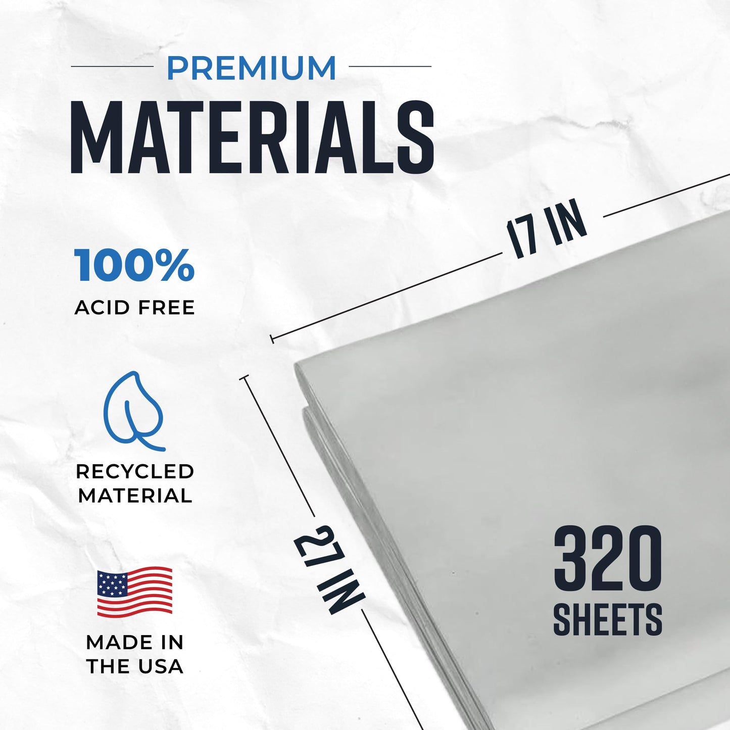 Bryco Goods Newsprint Packing Paper Sheets for Moving - 10lb - 320 Sheets of Newspaper Paper - Wrapping and Protecting Fragile Items, Box Filler, Shipping Supplies - 27" x 17" - Made in the USA