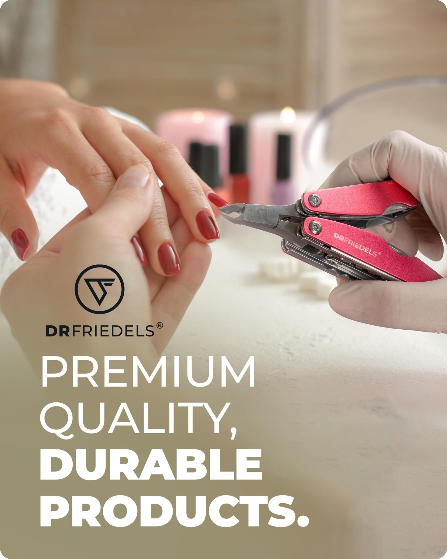 Manicure and Pedicure Kit - 9 in 1 Professional Manicure Set For Women & Men with Cuticle Trimmer, Cuticle Remover, Cuticle Pusher - Nail Techs & Nail Lovers’ Manicure Set Professional by DrFriedels