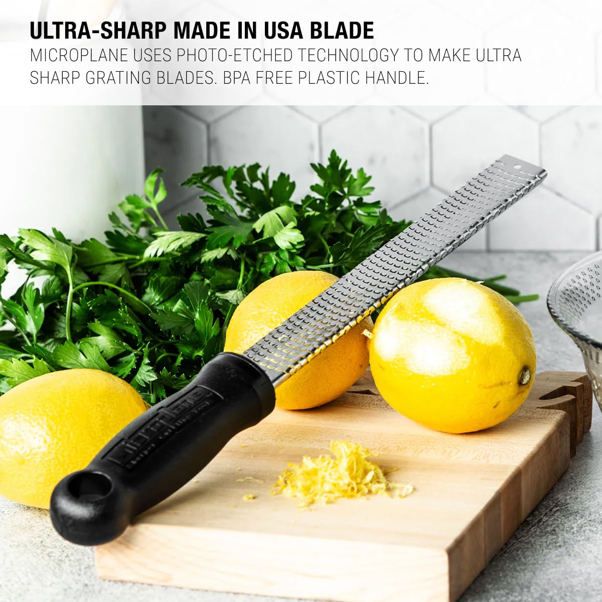 Microplane Classic Zester Grater, Black