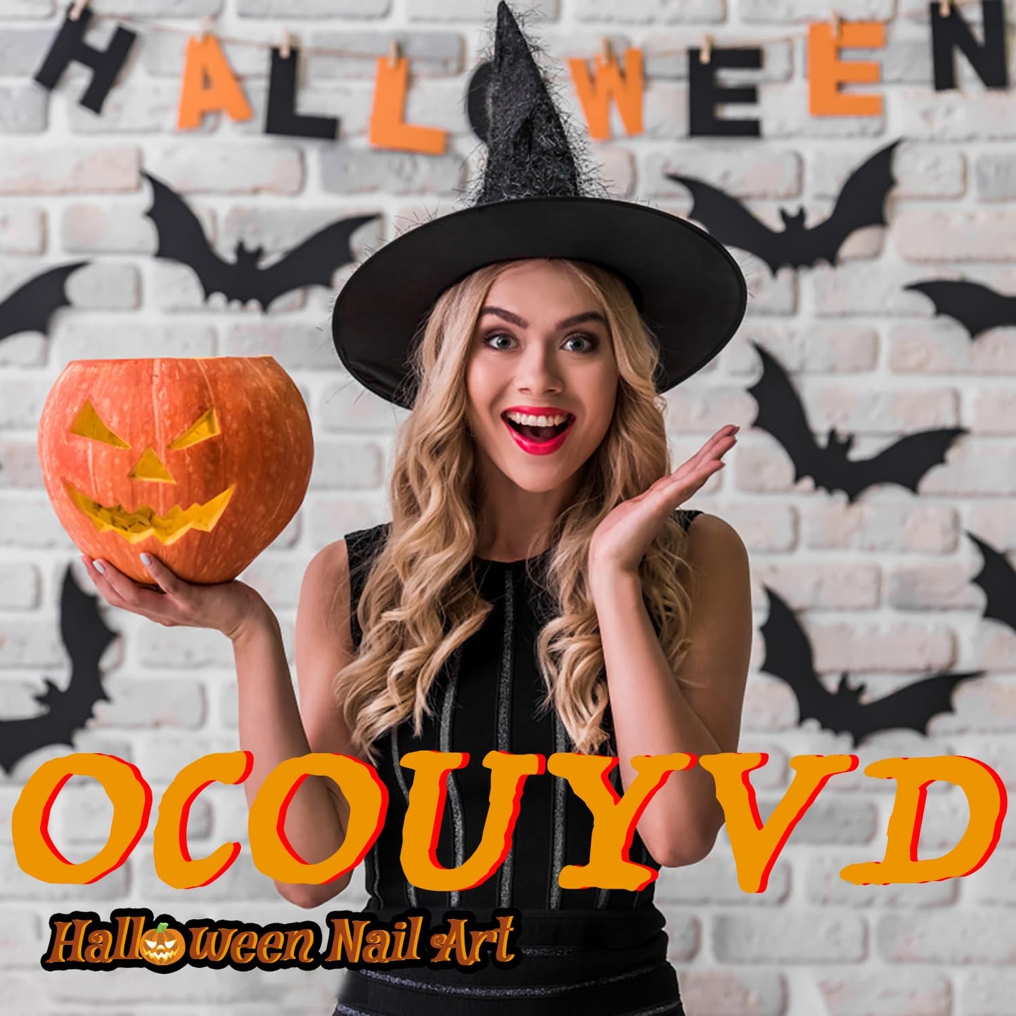 Halloween Press on Nails Glossy Chrome Fake Nails with White Little Ghost Design Medium Almond Shape Fake Nail Full Cover Acrylic False Nails Stick on Nail for Women DIY Art Manicuare 24 Pcs