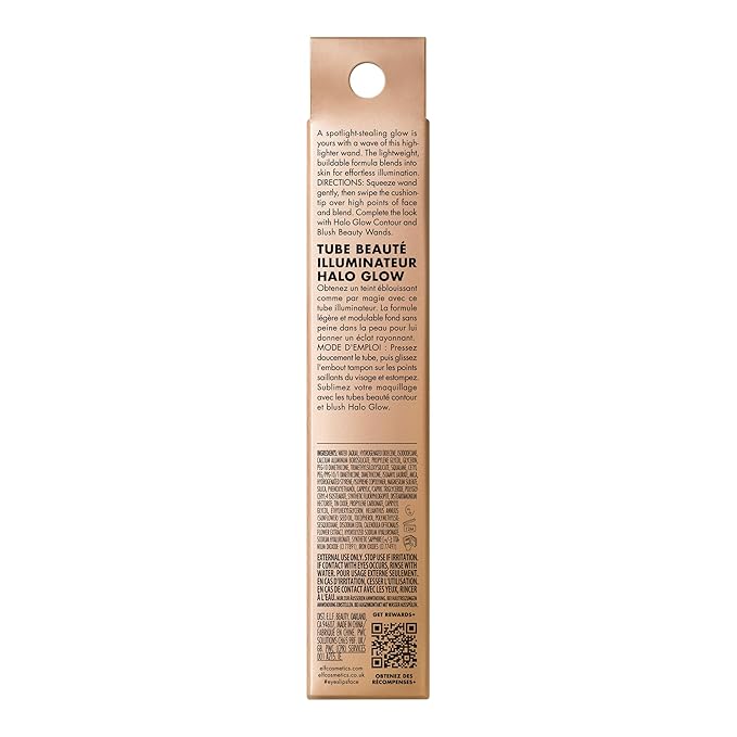 e.l.f. Halo Glow Highlight Beauty Wand, Liquid Highlighter Wand For Luminous, Glowing Skin, Buildable Formula, Vegan & Cruelty-free, Starstruck