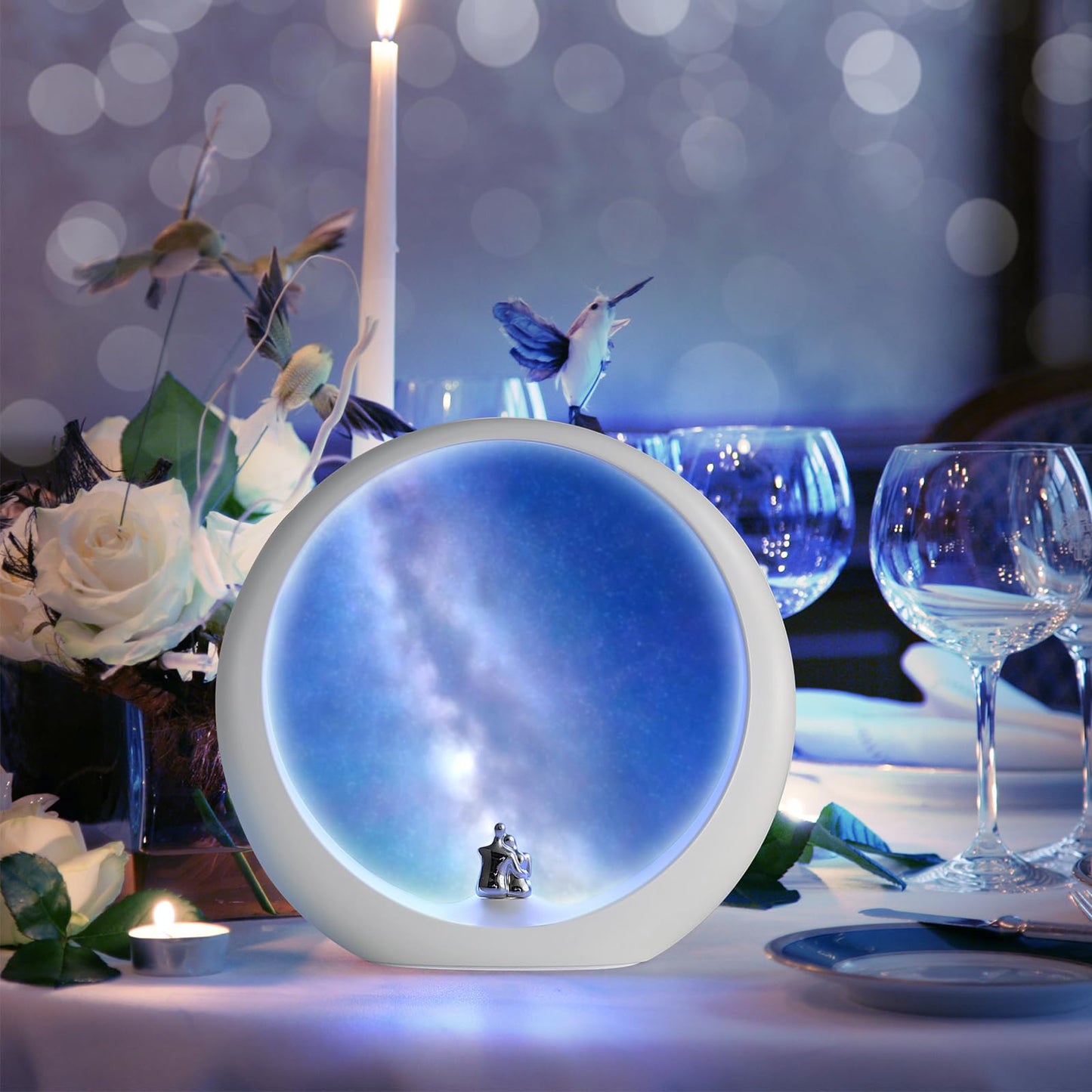 mamre Unique Milky Way Lamp Special Night Light Gift for Bedroom Living Room Suprise Gift for Valentine's Day Birthday Wedding Anniversary