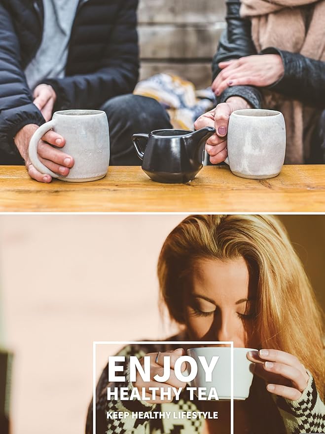 HYNTMYT Hibiscus Tea Bags, Premium Hibiscus Flowers Tea, Bright & Tart Flavor, Caffeine Free, 120 Count