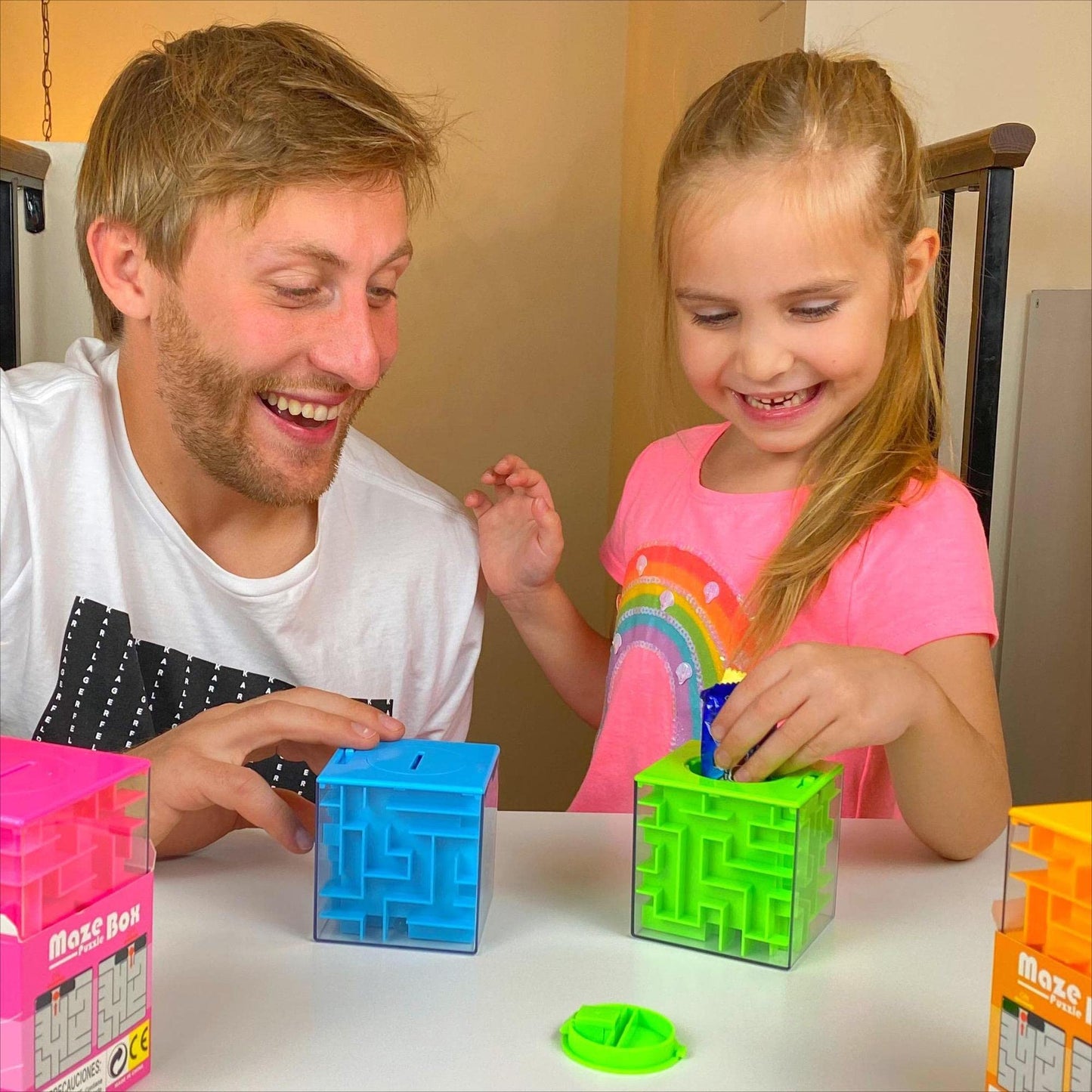 2 Pack Money Maze Puzzle Box, Perfect Money Holder Puzzle and Brain Teasers for Kids and Adults