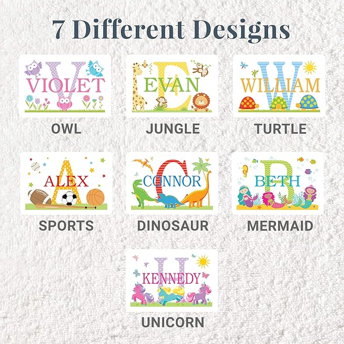 Let’s Make Memories Personalized My Own Name Step Stool - Children’s Step Stool - Sturdy Wood – Non-Toxic Paint, Sealer - Owl Design - Gray - 14’Wx9.25”Lx8.75”H - Ages 3+