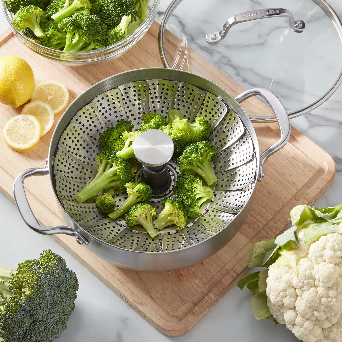 KitchenAid Universal Steamer Basket, 10-Inch, Stainless Steel