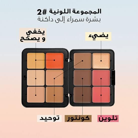 HD Skin All In One Palette - Harmony 2 by Make Up For Ever for Women - 0.9 oz Palette