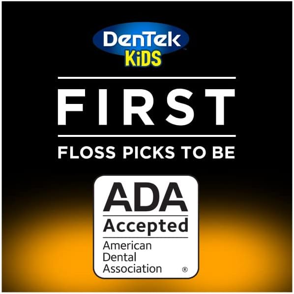 DenTek Kids Fun Flossers, Wild Fruit Flavor 40 Count (Pack of 3)