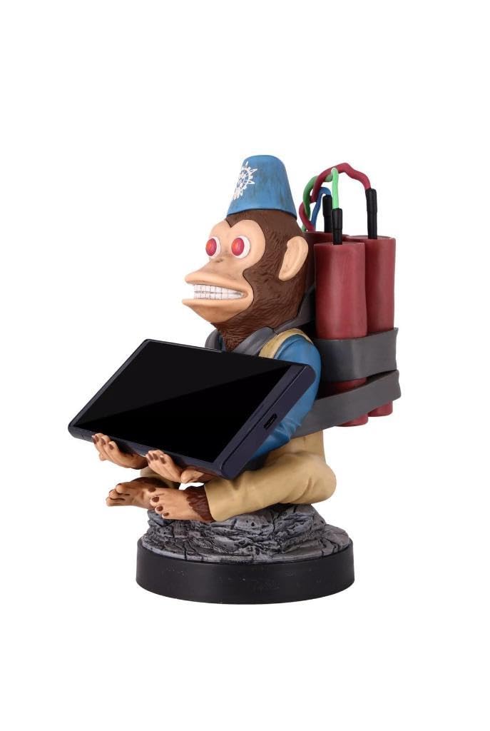 Exquisite Gaming: Call of Duty: Monkeybomb - Original Mobile Phone & Gaming Controller Holder, Device Stand, Cable Guys, Licensed Figure