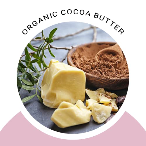 Glimmer Goddess Organic Whipped Body Butter for Women - Moisturizer Cream with Shea & Cocoa Butter, Almonds & Coconut Oil - Lemon Cream, 8oz