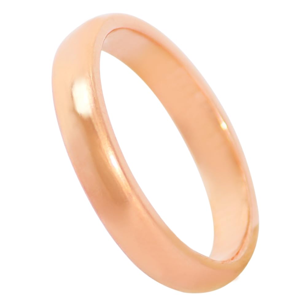 Krishnaa Jewels Pure Copper Handmade Classic Band Ring Ethnic Gift Jewelry for Men and Women (8)