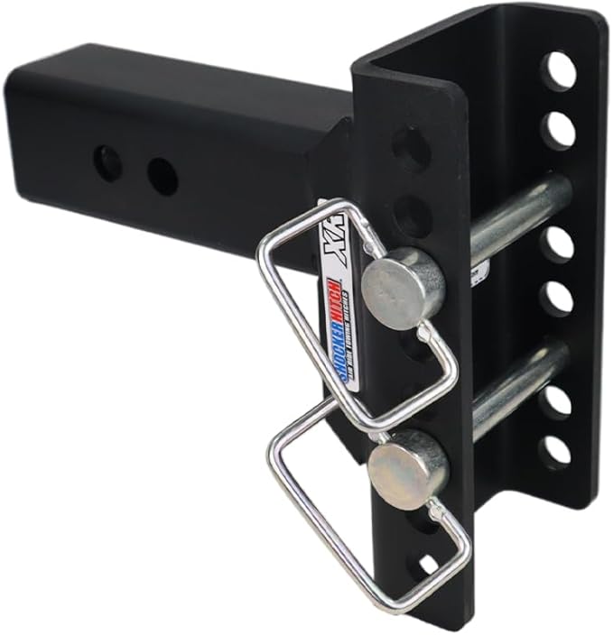 Shocker XR Adjustable Drop Hitch, Fits 2-1/2"Hitch Has 2" Ball 0-7-1/2" Drop