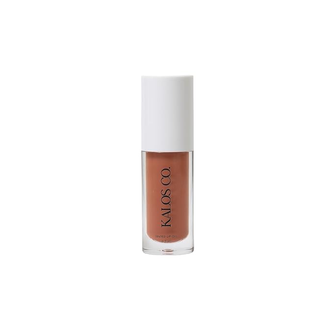 Tinted Lip Oil with Tallow & Lanolin – Hydrating Balm-Gloss Hybrid with Cherry Seed Oil & Castor Oil – Natural Mineral Pigments, Nourishing Moisture, Non-Sticky Shine (5 Shades) (Poppy)