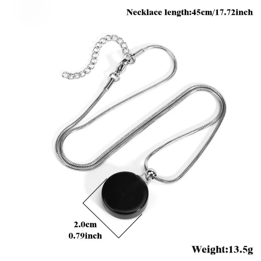 925 Sterling Silver Essential Oil Necklace For Women And Men, 14K Gold Filled Natural Stone Round Perfume Bottle Necklace, Essentials Oil Diffuser Vial Necklace (10 - Essential Oil Necklace)