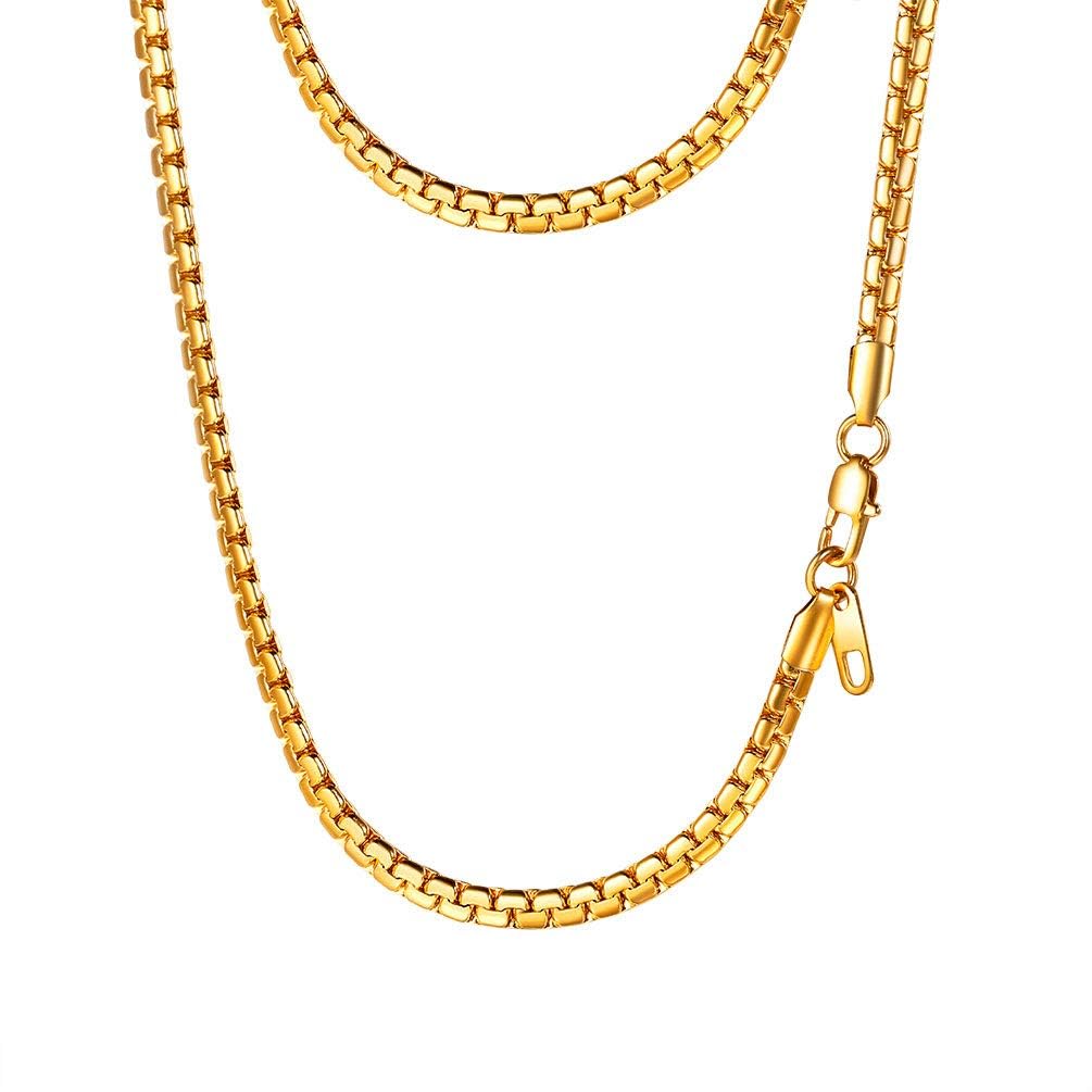 PROSTEEL Hip Hop Men Jewelry Chain for Men Link Chain Layering Layered Long Necklace