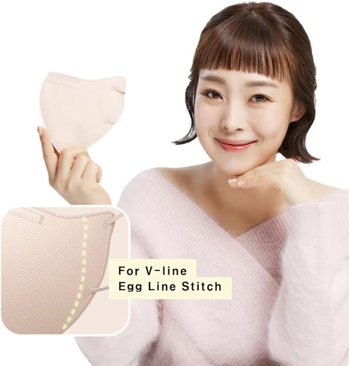 HOMSSEM [25pcs] VIUUM Deluxe Korean Face Color Mask– Soft and Durable Korea Face Mask for Adults –2D 4-Layer Filter 6Color (Gray-Medium)