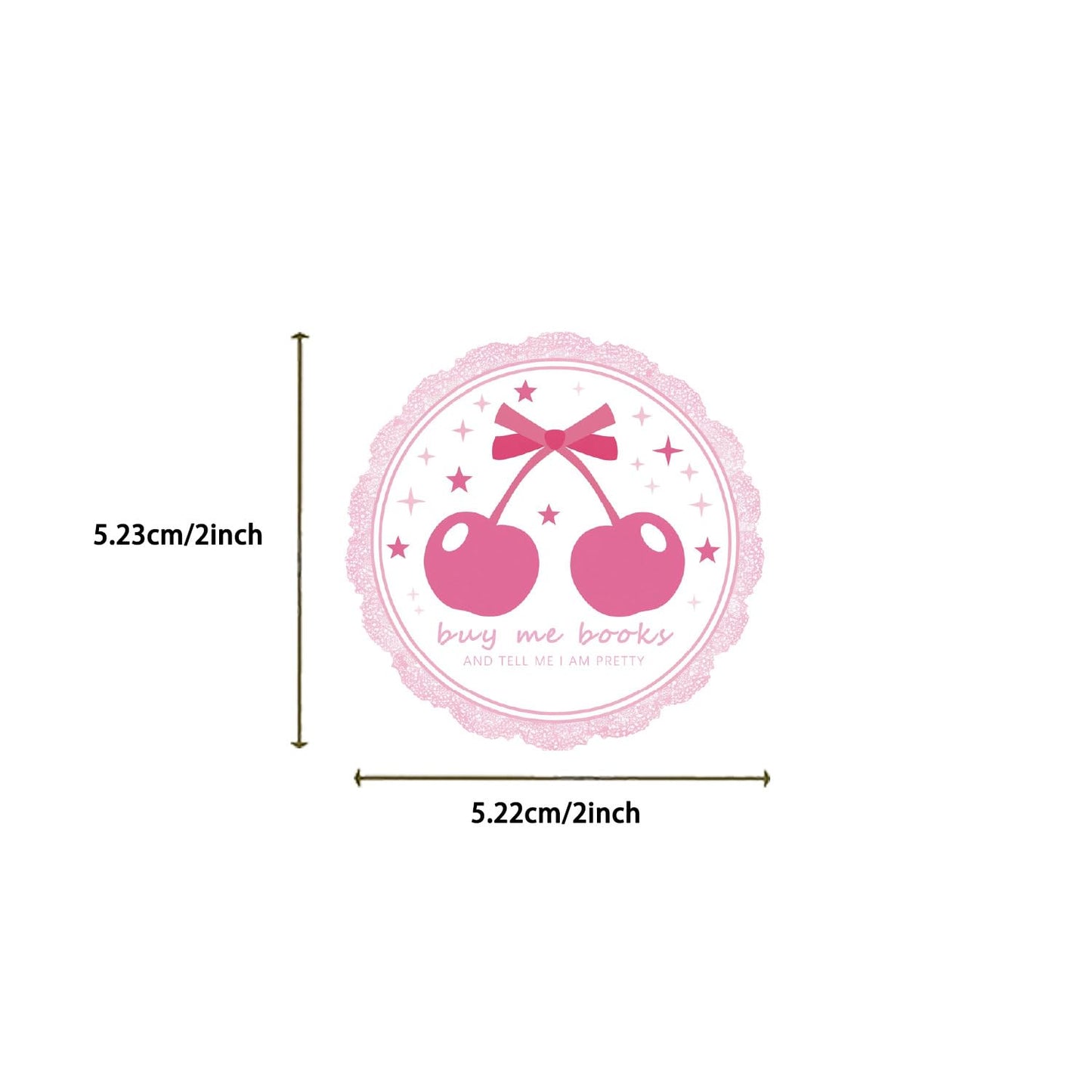 50Pcs Pink Love Stickers, Waterproof Heart Self Loves Sticker, Cute Scrapbook Aesthetic Reading Decals Book Lovers Gifts for Greeting Cards Laptops Phone Cases Tumblers Water Bottles Girls (Love)