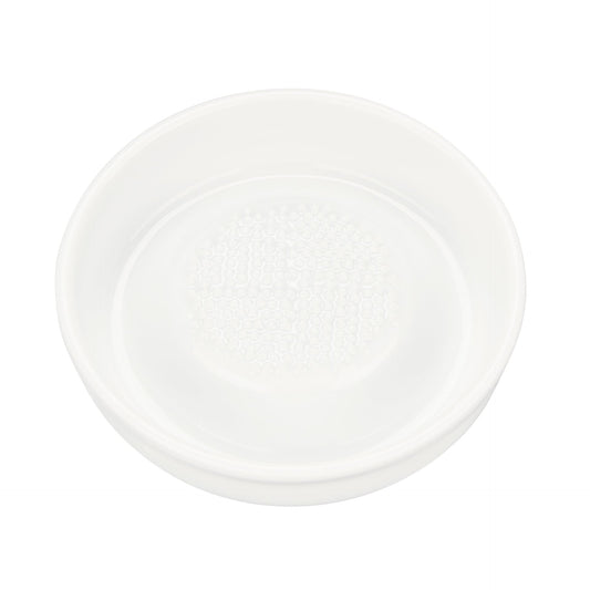 Kyocera 3.5" Ceramic Ginger & Garlic Grater, Small – Fine Zester for Cheese, Citrus, Chocolate & More – Non-Slip, Rust-Proof, Dishwasher Safe