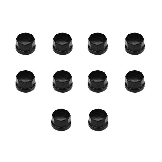 GeilSpace Cap, Malleable Iron Pipe Fittings - Vintage DIY Industrial Shelving, Industrial Decor, Furniture DIY (3/4", Black)