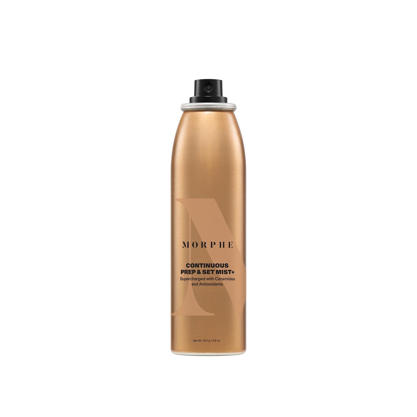 Morphe Continuous Prep & Set Setting Spray - Hydrating Setting Spray for Makeup & Skin Prep - Enriched with Ceramides and Antioxidants for a Radiant Finish (2.8 oz)