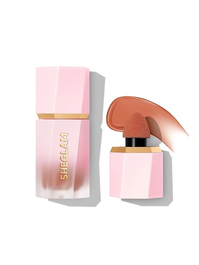 SHEGLAM Liquid Blush Makeup for Cheeks Matte Finish - Birthday Suit