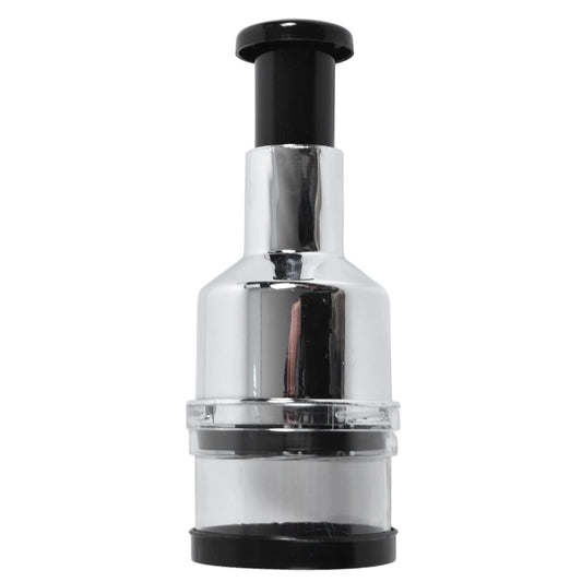 Manual Food Chopper Stainless Steel Vegetable Cutter for Onions Garlic Nuts Salads Hand Operated Kitchen Prep Tool