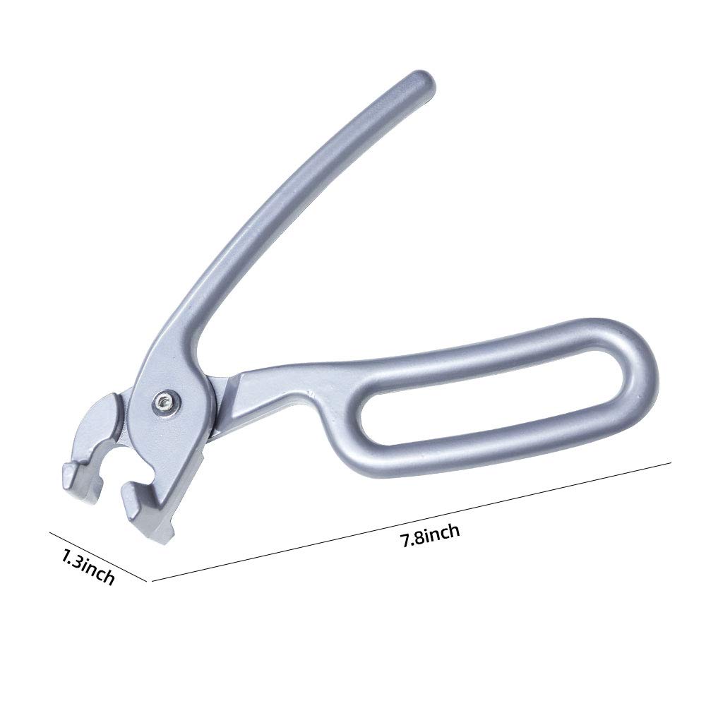SHANGPEIXUAN Pizza Pan Gripper for Deep Pizza Pans,Heavy Duty Cast Aluminum Pan Tongs,Great for Pulling Hot Pizza Pan out of the Microwave,Oven … …