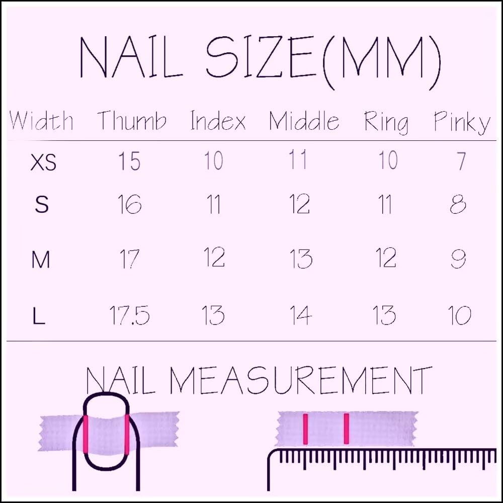 10 Pcs Press on Nails Medium Almond Fake Nails, 3D Pink Shell Design Full Cover Stick on Nails, Handmade Artificial Acrylic Nails with Nails File Set (Size M)