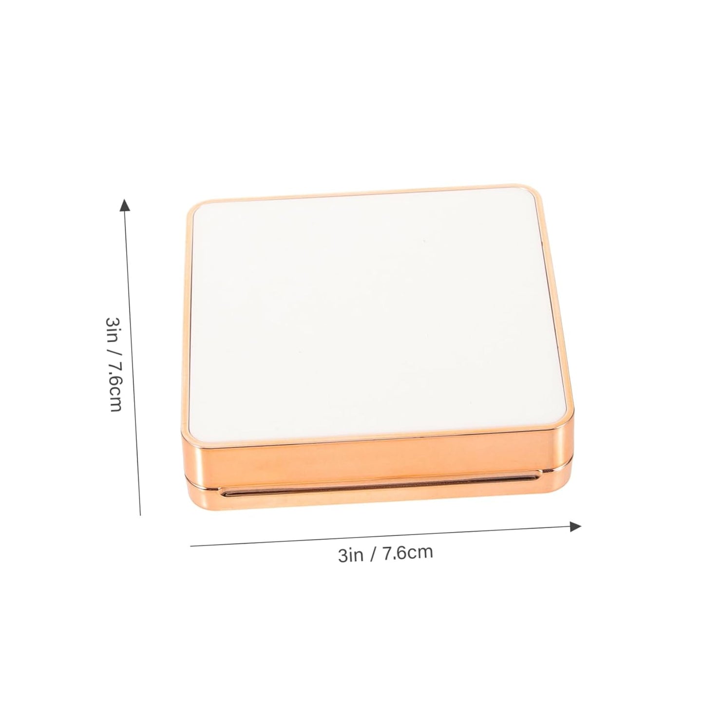 Empty Cushion Foundation Case with Sponge Puff Magnetic Makeup Container for Loose Powder Cream Portable Compact Design with Mirror Makeup Foundation Case for Travel Outdoor Use