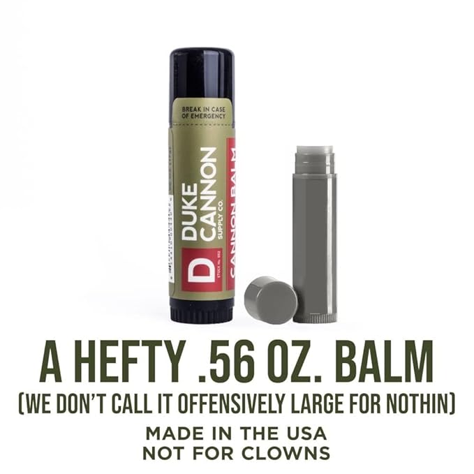 Cannon Balm Tactical Lip Balm 3-Pack with SPF 15, 0.56oz – Premium Lip Protector with Organic Ingredients, Fresh Mint Flavor, Natural Beeswax, Coconut & Shea Butter, UV Protection