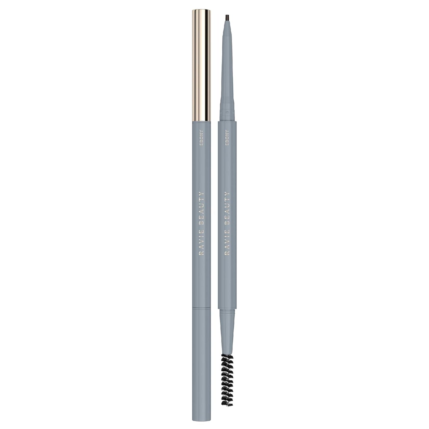 Easy Everyday™ Brow Pencil - Best Eyebrow Pencil for Women, Smudge Proof Hair-Like Strokes, 1.2mm Precision Tip with Spoolie, Vegan (Ebony)