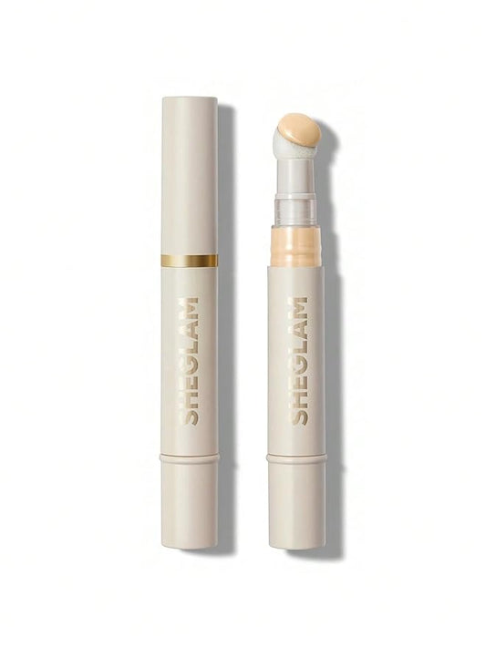 SHEGLAM Complexion Boost Concealer Sponge-Head Applicator Matte Liquid Concealer Long Lasting Brightening Color Corrector Weightless All-Day Long Lasting Hydrating Concealer-Buttercream
