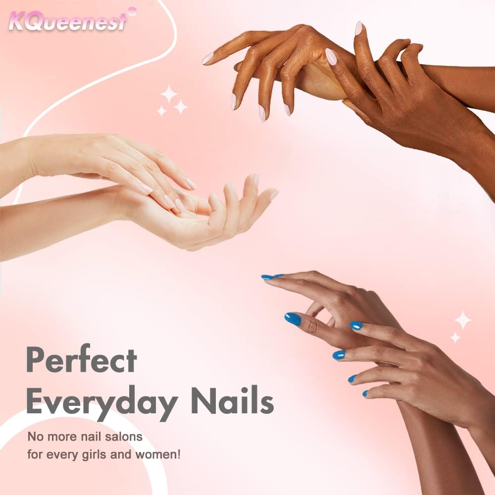 KQueenest Matte Black Press on Nails Long Medium Square, Dark Black Fake Nails Medium Coffin, Sheer Color Acrylic Nails Press ons, Reusable Soft Gel Glue on Nails for Women Fall Winter