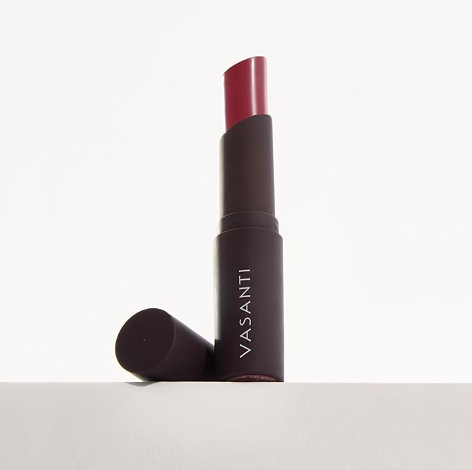 VASANTI Best Balm Forever Tinted Lip Balm - Lip Moisturizer with Natural Oils and Butters for Hydration and Long Lasting Comfort - Vegan, Paraben Free (Bestie - Neutral Plum Brown)