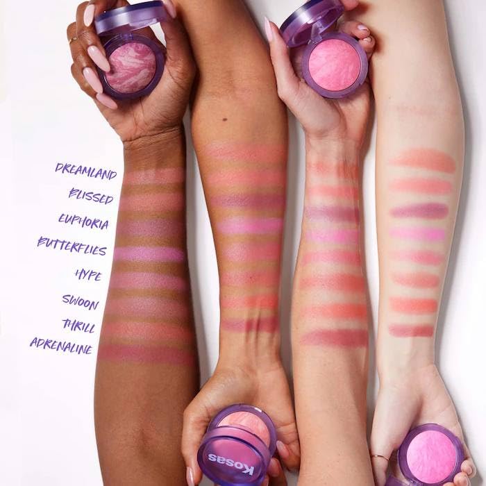 Kosas Blush is Life Baked Talc-Free Dimensional Blush - Dreamland (rosy bronze), 0.16 Ounce (Pack of 1)
