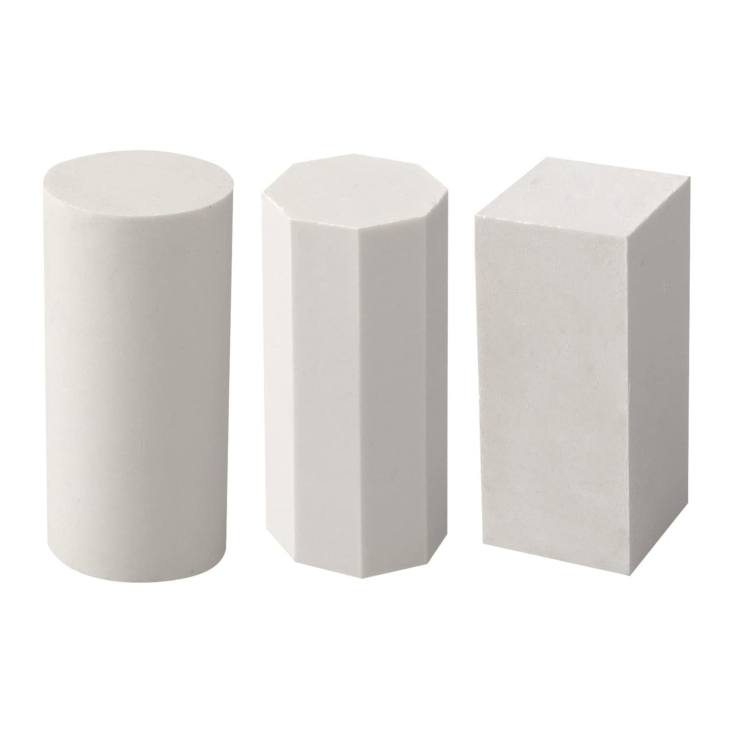 3D Gypsum Geometry Sketch Drawing Model Mini Art Crafts Geometry Mold 10 Pcs Resin Shapes Sketch Basic Form Learning Tools Home Decor Drawing Practice Sculpture Props, 1.2 Inch to 2 Inch
