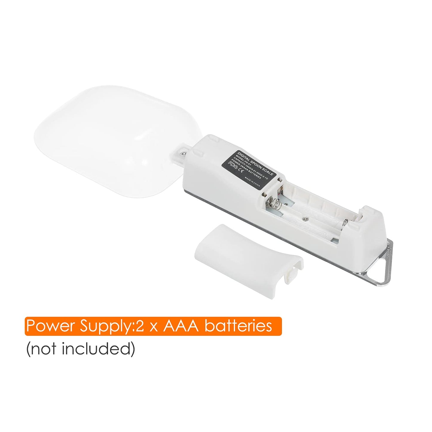 ERYUE Spoon Scale, Digital Spoon Scale Electronic Measuring Spoon Scale Household Kitchen Spoon Scale Food Scale with Tare Function Capacity 0.05g to 500g Support Unit g/oz/gn/ct/