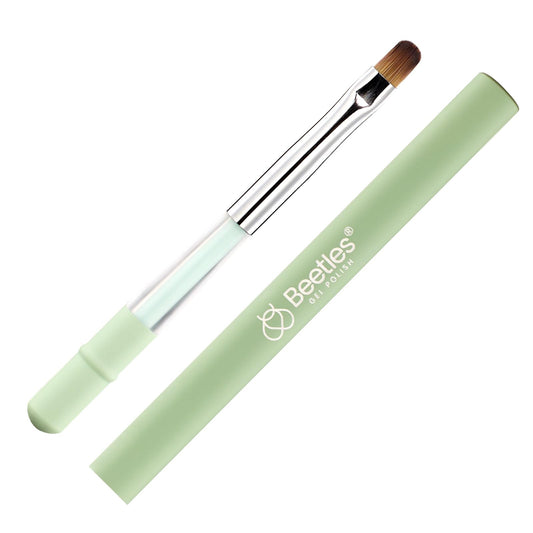 Beetles Nail Art Brushes, Clean Up Brush Gel Polish Nail Art Design Pen Painting Tools Fingernail Brush Nail Cleaning Brush Nail Art Liner Brush and Nail Dotting Pen Salon Diy at Home