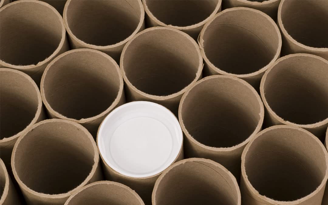 MagicWater Supply Mailing Tube - 2 in x 36 in - Kraft - 6 Pack - for Shipping and Storage of Posters, Arts, Crafts, and Documents